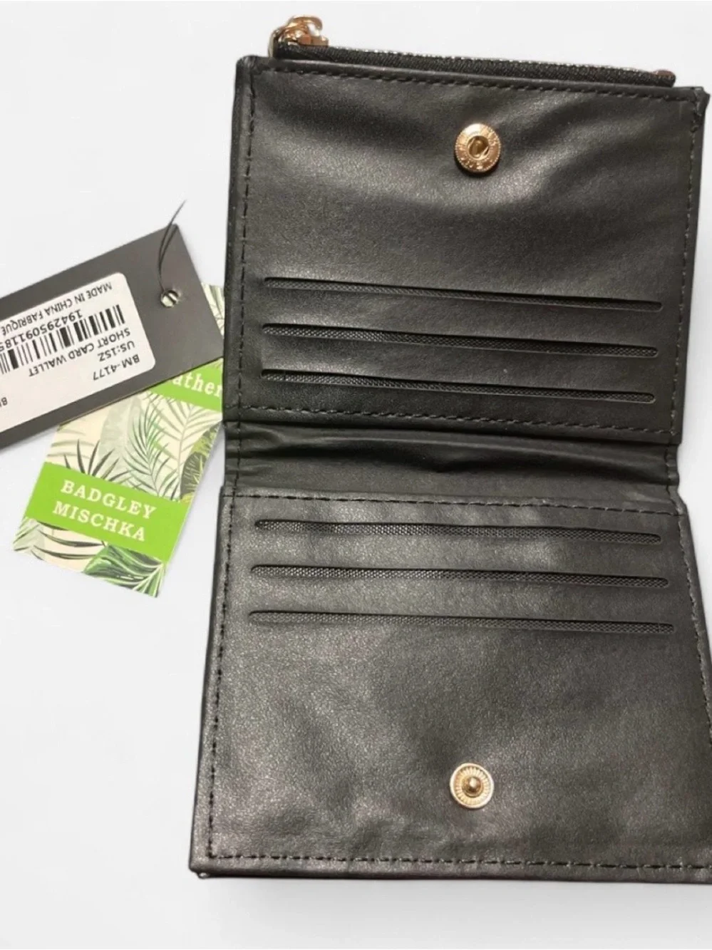 Badgley Mischka compact quilted